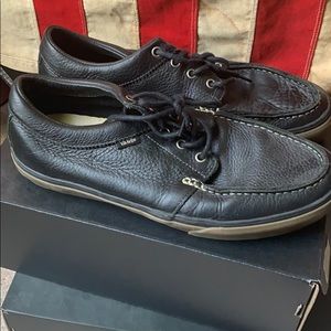 Leather vans California shoes